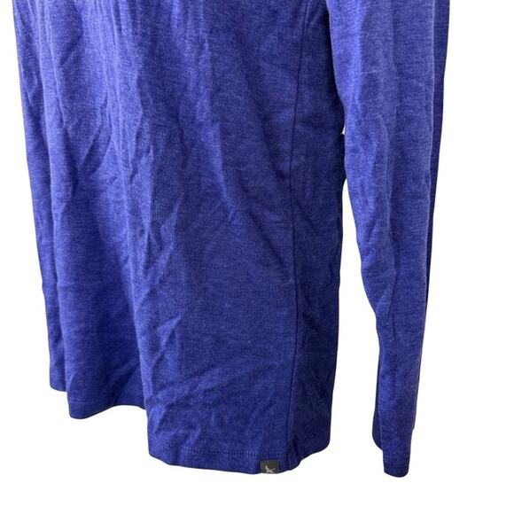 Eddie Bauer Violet V-Neck Favorites Long Sleeve Tee T Shirt Cotton Blend NWT P L - Picture 8 of 16